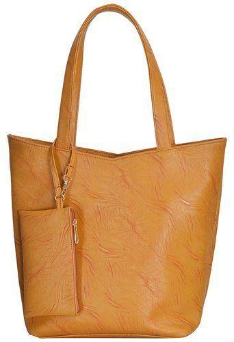 Mustard Shoulder Tote Handbag