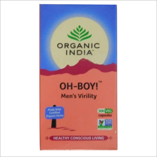 Certified Organic  Mens Virility Capsules Dry Place