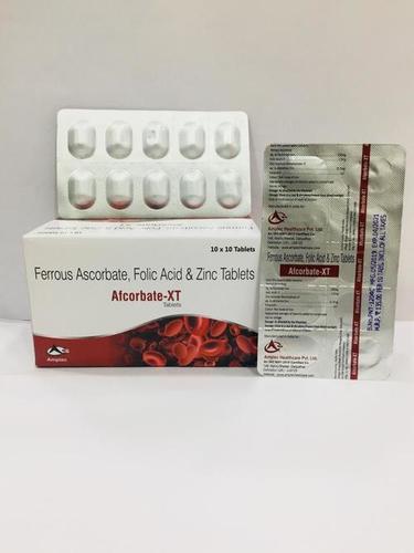 ferrous ascorbate 100 mg + folic acid 1.5 mg + zinc 22.5 mg tablet