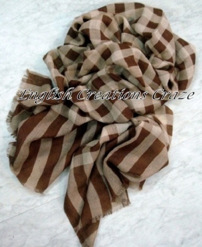 Cashmere Checks Woven Scarf Manufcturers