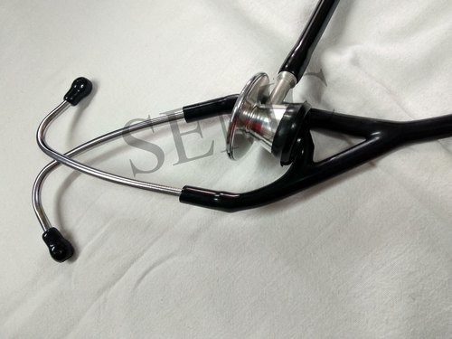 Stainless Steel Double Sided Cardiology Stethoscope By SURGICAL EQUIPMENT MANUFACTURING CO.