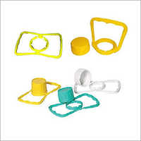 Phenyl Bottle Handle Cap - Plastic Material, Seal Cap Type, Yellow, White, And Green Colors | Secures Bottle Top To Prevent Eruptions
