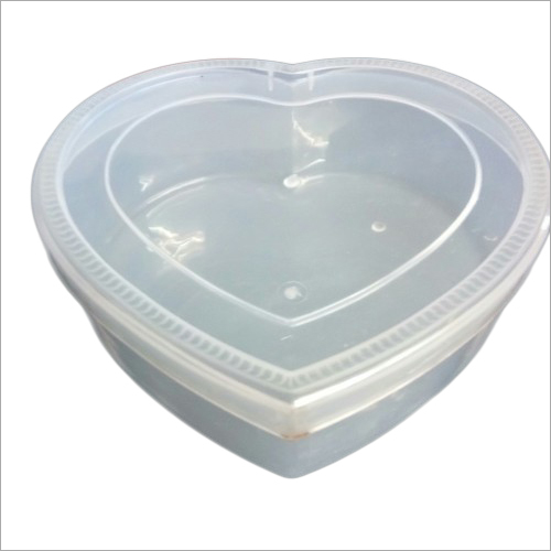 Heart Shape Plastic Container By MITTAL PLASTIC PRODUCTS