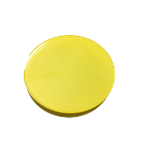 Yellow 120 Mm Plain Cap