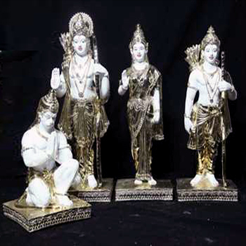 Resin Gold Plating God Statues