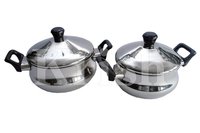 Classic Belly Dish Set with Bakelite Handle- 4 Pcs
