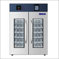 Double Door Blood Bank Refrigerator - Stainless Steel, 100x60x80 cm, White | Digital Temperature Controller, Automatic Operation, 100 to 2000 Ltr Capacity, 2 to 8 Â°C Range