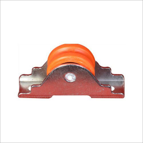 Aluminum Window Roller - 100 mm | Durable Orange Finish, Fine Texture, Long-lasting Quality