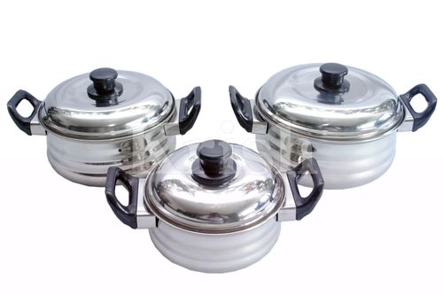 Deep Queen Dish Set with Bakelite Handle-4 Pcs