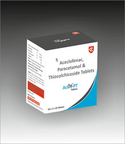 ACECLOFENAC PARACETAMOL and THIOCHOLCHICOSIDE TABLETS