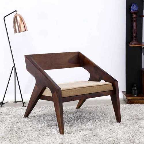 Atharva Solid Wood Single Seat Sofa