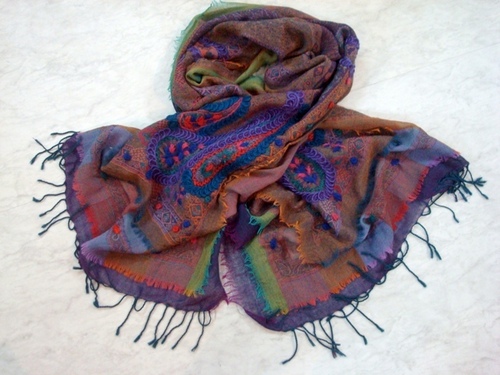 Multicolor Wool Scarf