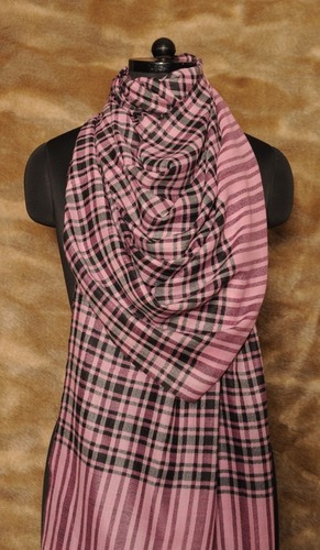 Multi Wool Check Woven Scarf India