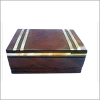 MPJ-04 - Wood 10x6x4 Inches, Brown Lid | Elegant Design, Secure Storage, Polished Finish, Metal Accents