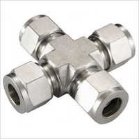 Union Cross - Stainless Steel, Mild Steel, Galvanized Iron | Round Socket Joint, Polished Finish, 2 To 20 Mm Thickness