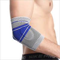 Mueller Elbow Support - Neoprene Blend, One Size, Blue | Adjustable Fit, Breathable, Moderate Compression, Reinforced Edges