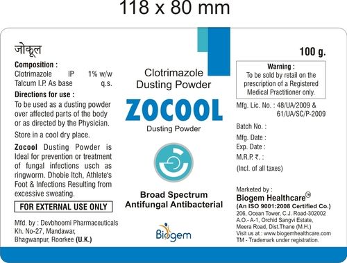 CLOTRIMAZOLE DUSTING POWDER