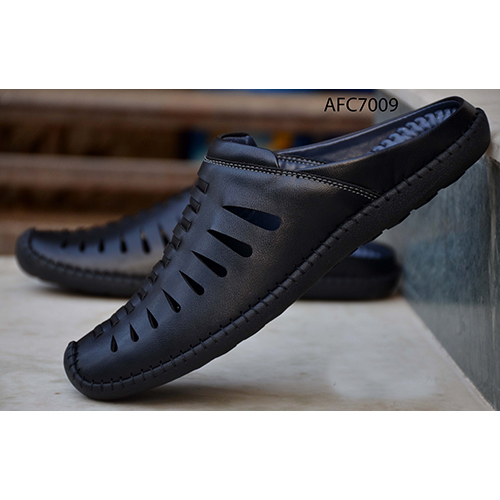 Mens Black Slip On Loafers