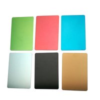 Blank Aluminum business card