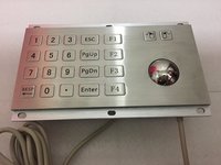 Good touch stainless steel 18 keys waterproof metal keypad with touchpad
