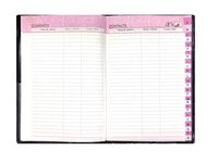 Table Size, Contacts Book, Hard Binding (192 Pages)