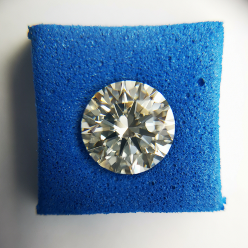 CVD Diamond 1.22ct M VVS2 Round Brilliant Cut IGI Certified Stone