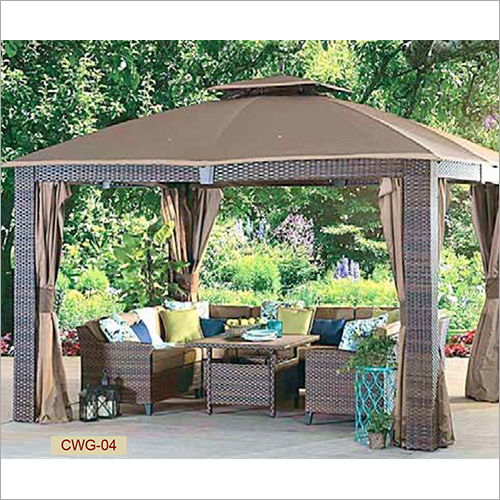 Available In Different Color Garden Wicker Gazebo