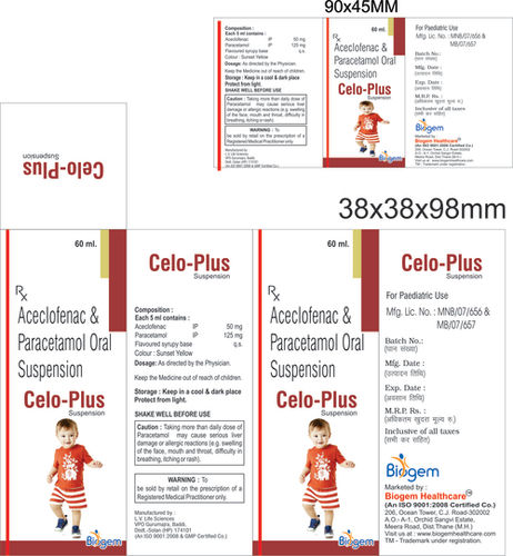 Aceclofenac Paracetamol Syrup