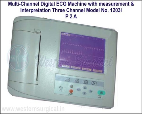 Western Surgical Multi-Channel Digital ECG Machine