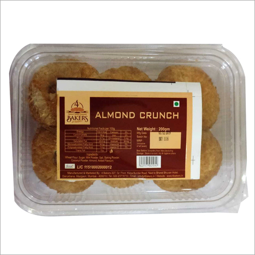 Almond Crunch Biscuits Packaging: Family Pack