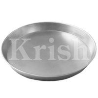 Al. Pizza Pan - Stainless Steel, Sizes: 13x3 To 41x5 Cm | Custom Color Options, Lightweight 400g