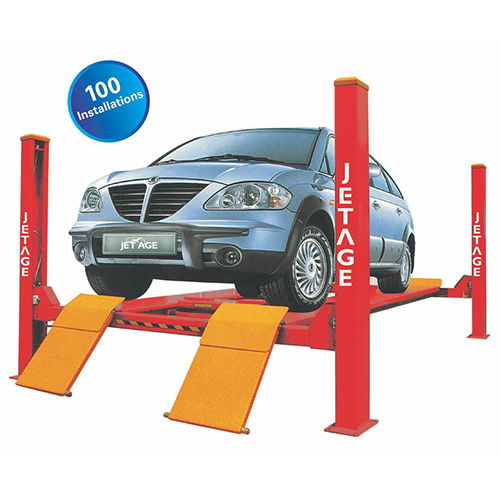  Four Post Lift With Wheel Alignment Function