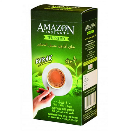 Amazon Instant Tea Premix with Milk in Cardamom Favour 10 Single Serve Sachets 200gm
