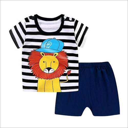 Breathable Boy Kid  T-Shirt And Half Pant