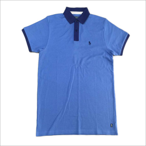 Available In Different Colour Cotton Plain Polo T-shirt