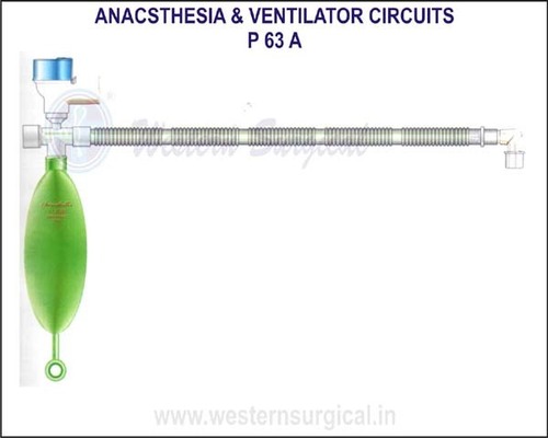 P 63 A ANACSTHESIA AND VENTILATOR CIRCUITS