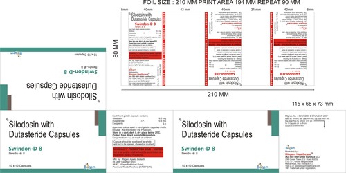 SILODOCIN8MG +DUTASTERIDE 0.5 MG By BIOGEM HEALTHCARE