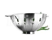 Elegant Colander With Strawberry Cutting & Wire Handles - Color: As Per Requirement