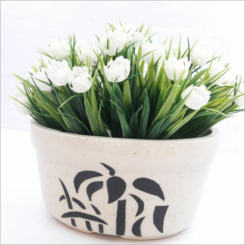 Oval Ceramic Planter