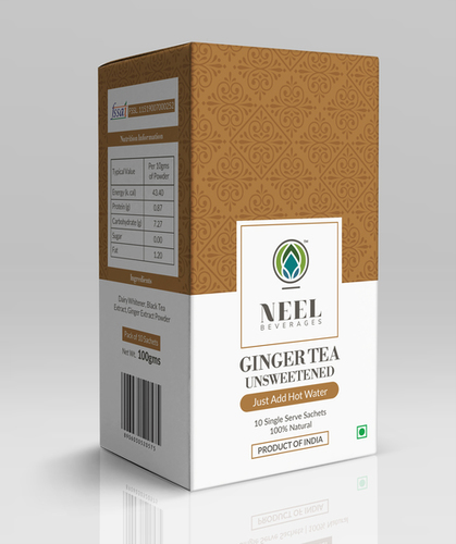 Instant Ginger Tea Premix Unsweetened