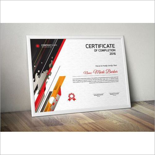 UV Printed Certificates