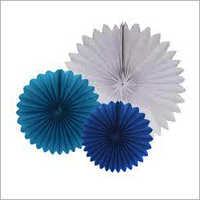 Available In Different Color Tissue Paper Fan