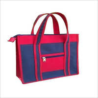 Rexine Shopping Bag - Rexine Material, Multicolor Options | Loop Handle Design For Easy Carrying During Shopping