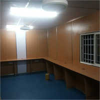 Gypsum Board Ms Portable Cabin With Work Station