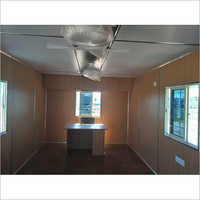 Ms Portable Office Cabin - Gypsum Board With Customized Size | Durable, Alloy Aluminum Windows