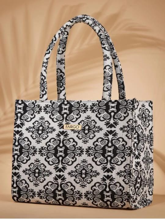 black & white bag fabric