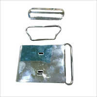 Metal Belt Buckle - Durable Brass Material, Various Shapes And Sizes | Convenient Pull And Remove Design, Silver Finish