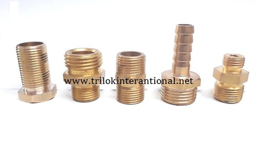 Brass Gas Fitting Nipple Brass Gas Fitting Nipple