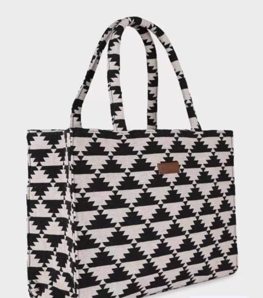 black & white bag fabric