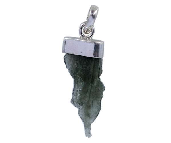 Moldavite 925 Silver Gemstone Pendant